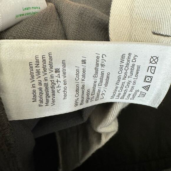 J. Crew Classic Straight-fit Pant in Stretch Corduroy Cotton Preppy Grey 36x30 - Picture 7 of 8